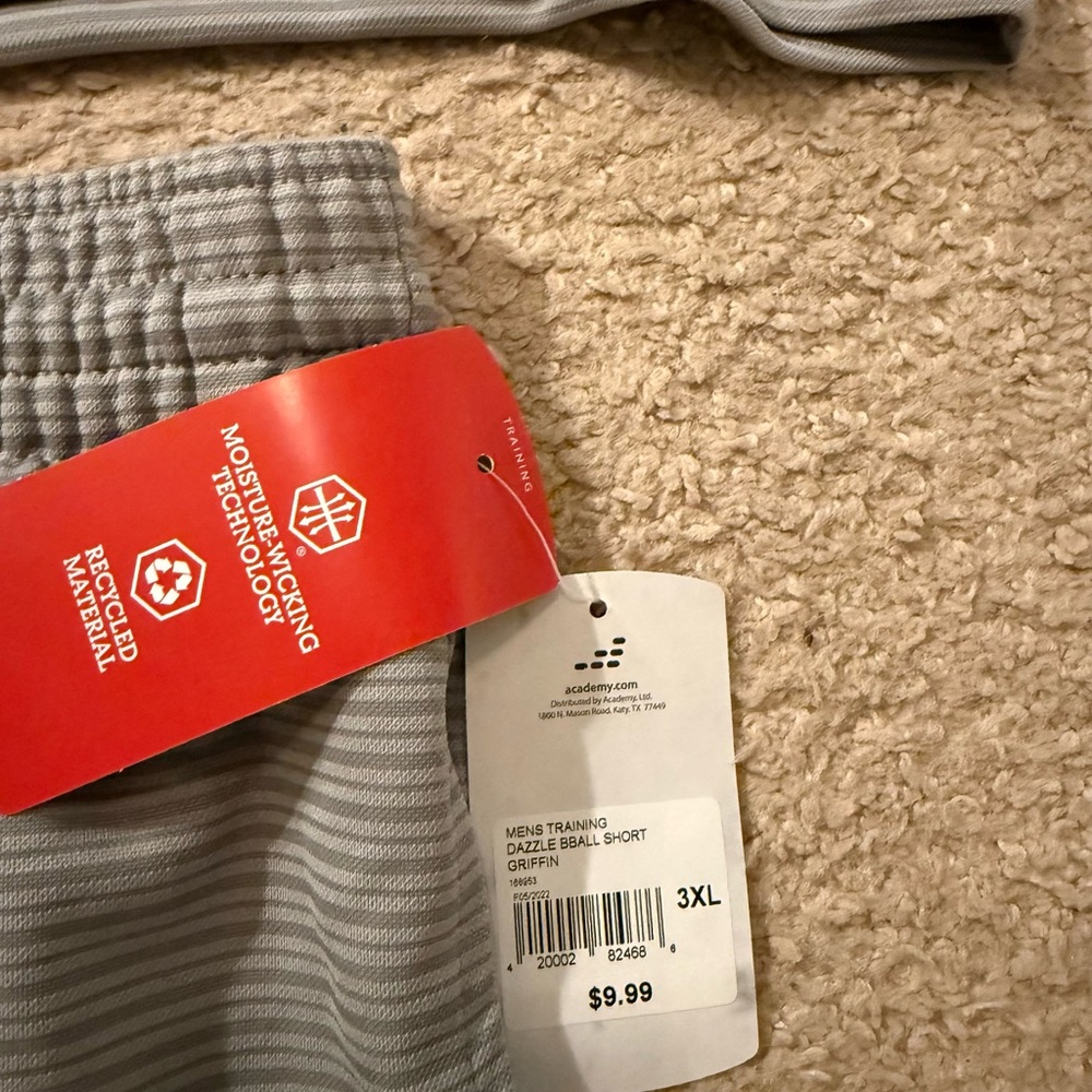 BCG Men's Athletic Shorts in Light Gray - Picture 2 of 3